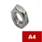 DIN 439 Alacsony anya, A4, Saválló, M 4