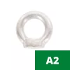 DIN 582 Gyűrűs anya, A2,rozsdamentes, M 10