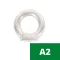 DIN 582 Gyűrűs anya, A2,rozsdamentes, M 6