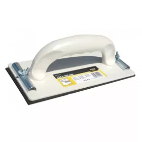   Kézi csiszoló fehér műanyagból, EPDM gumi talp 105x230 mm HOME (MN-73-170)