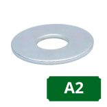 DIN 9021 Nagyméretű alátét fakötésekhez ( DIN 9021), A2, Rozsdamentes, M 12