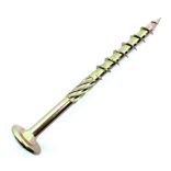 Faszerkezetépítő csavar, laposfejű, sárgahorganyzott 8x50