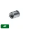   Szegecsanya, süllyesztett kisfejű, rovátkolt A2, rozsdamentes M 4x10 (0,5-2,5mm-ig)