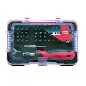 Dugó bitbehajtó készlet, 67 részes EXPERT (MN-14-207)