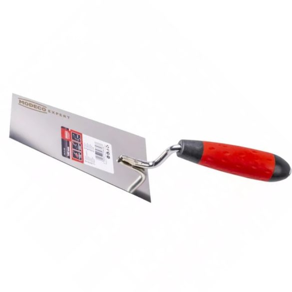 Kőműves kanál trapéz alakú, fém végű nyéllel 180mm EXPERT (MN-74-199)