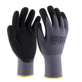   Nylon/spandex szerelőkesztyű mikro habnitril tenyérmártással Méret: 9