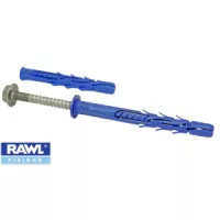 Keretrögzítő peremes dübel hatlapú csavarral (RAWLPLUG)