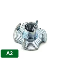 Rozsdamentes (A2) körmös anya (DIN 987)
