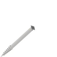 Talajcsavar négyszögletű lapos (talpas) fejjel