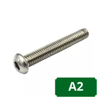  Rozsdamentes (A2) d-fejű belsőkulcsnyílású csavar (ISO 7380)