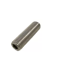 Rozsdamentes (A2) lapos végű belsőkulcsnyílású hernyócsavar (DIN 913)