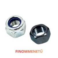 Finommenetű anyák (DIN 934 & 985)