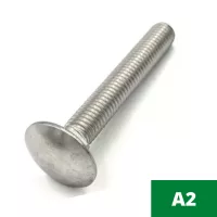 Rozsdamentes (A2) kapupánt csavar (DIN 603)