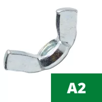 Rozsdamentes (A2) szárnyas anya (DIN 315)