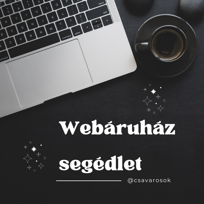 Webáruház segédlet
